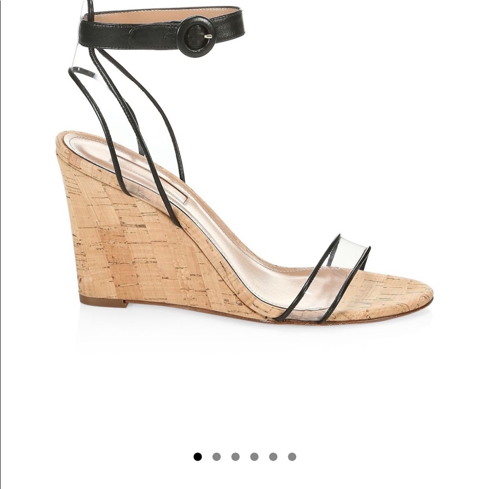 ⭐️⭐️SOLD ⭐️⭐️ LIKE NEW Aquazurra Minimalist Wedges - Picture 1 of 11